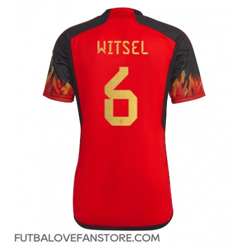 Belgicko Axel Witsel #6 Domáci futbalový dres MS 2022 Krátky Rukáv
